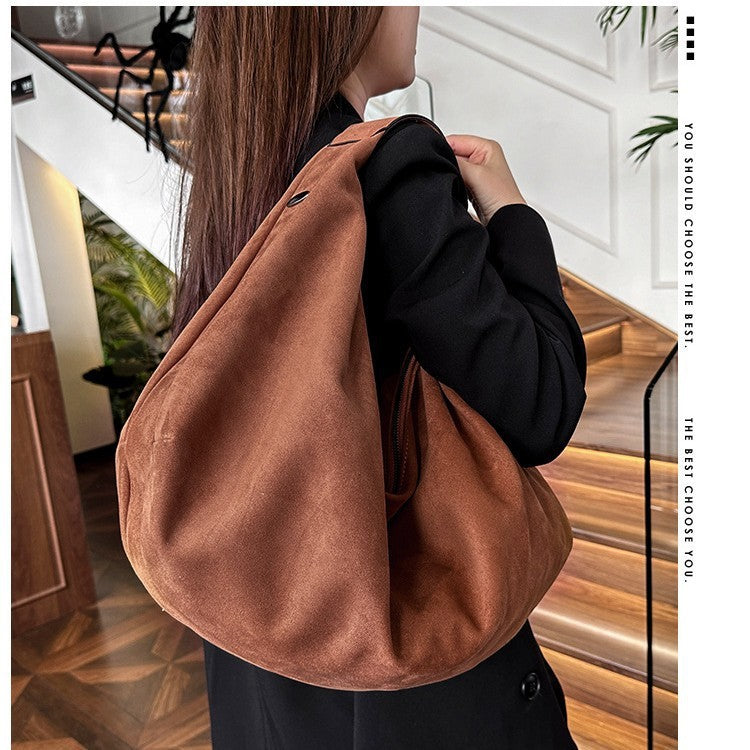 Ielgy Female Bag Fashion Casual Shoulder Underarm Bag Large Capacity Trendy Tote Bag