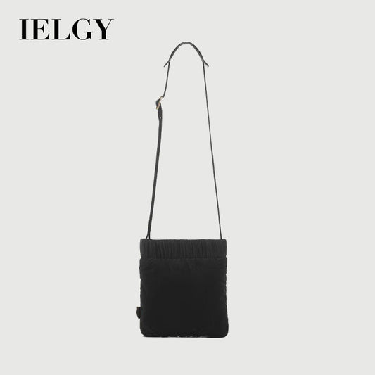 Ielgy All-Match Cross-Body Mobile Phone Bag Small Square Bag Ladies Small Shoulder Bag PU Letter Shoulder Bag