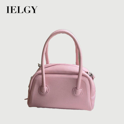 Ielgy Portable Bowling Bag Casual All-Match Small Fresh One-Shoulder Messenger Boston Pillow Bag