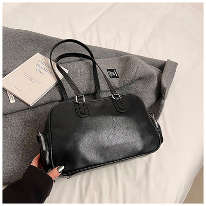 Ielgy High-End Retro Large-Capacity Autumn Winter All-Match One-Shoulder Underarm