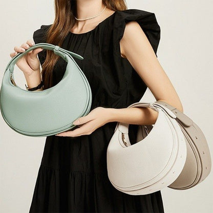 Ielgy Half Moon Bag Adjustable Portable Cross-body One-shoulder Crescent Bag