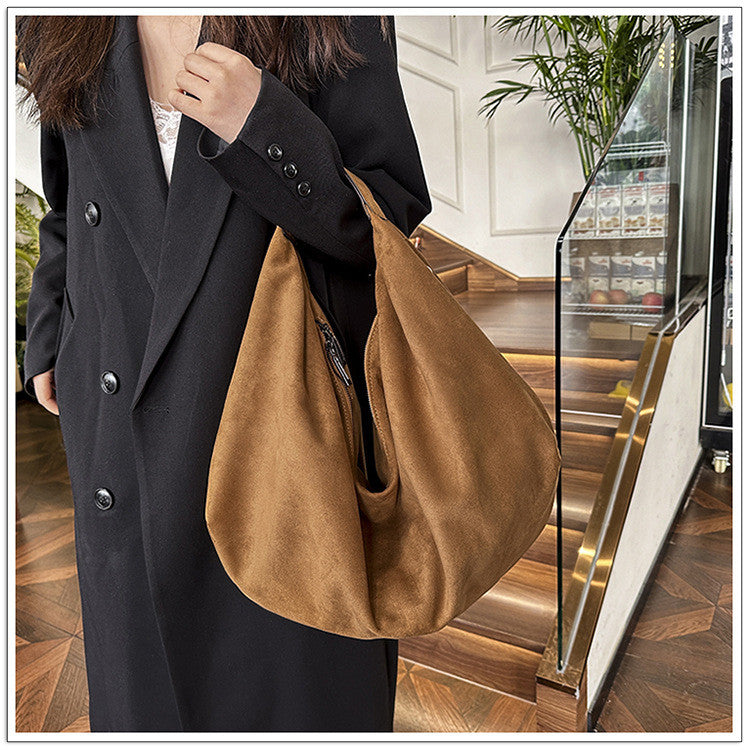 Ielgy Female Bag Fashion Casual Shoulder Underarm Bag Large Capacity Trendy Tote Bag